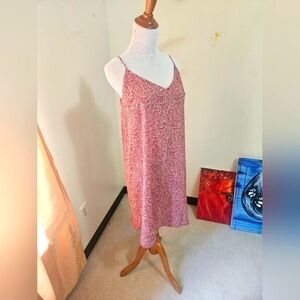 Joe Fresh Red/White Paisley Dress Lg